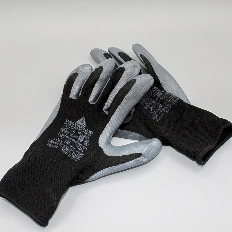 GANTS ENDUCTION NITRILE NOIR